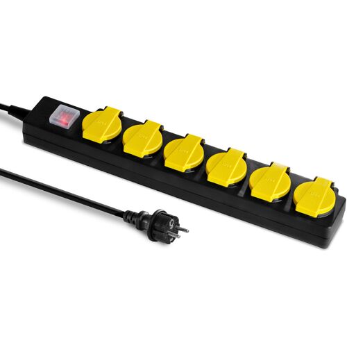 Trotec Steckdosenleiste mit selbstschließender Schutzklappe PVP6