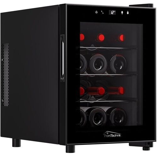 TroniTechnik Weinkühlschrank Weinkühler Bordeaux 31 Liter/ 12 Flaschen