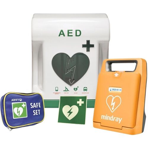 Mindray - Beneheart C1A Defibrillator - halbautomatischer Erste-Hilfe Defibrillator + ARKY Core Plus Schrank Image