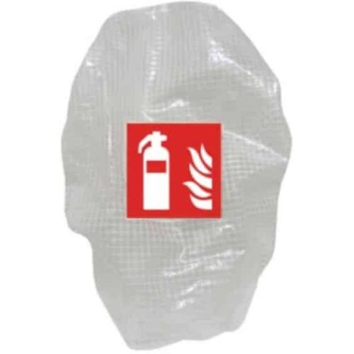 Abtec Gitterschutzhaube für 2 kg/l Feuerlöscher mit Symbol F001 Image