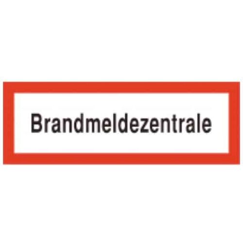 Abtec Brandschutzschild als Text Brandmeldezentrale (297 x 105 mm) Image
