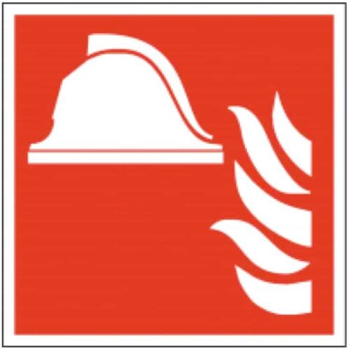 Abtec Brandschutzschild als Symbol Mittel und Geräte zur Brandbekämpfung nach ISO 7010 F 004 Image