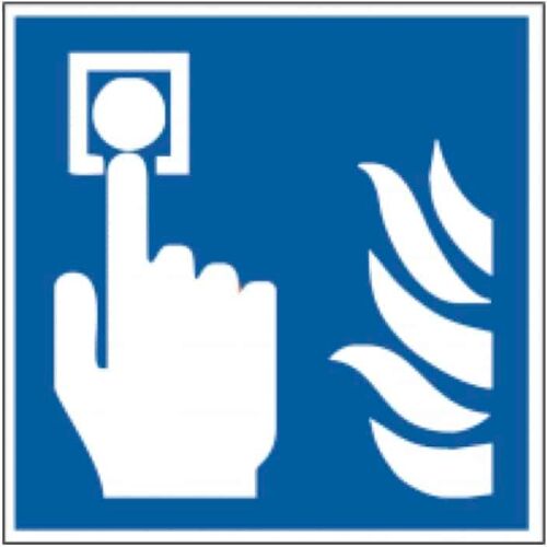 Abtec Brandschutzschild als Symbol Brandmelder manuell nach ISO 7010 Image