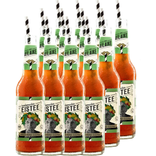 AiLaike Natural Beverages 15x AiLaike Bio-Eistee Pfirsich-Mango