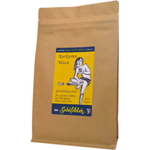 natur-reich-inform Kurkuma-Maca GoldMilch - Ayurvedisches Getränkepulver