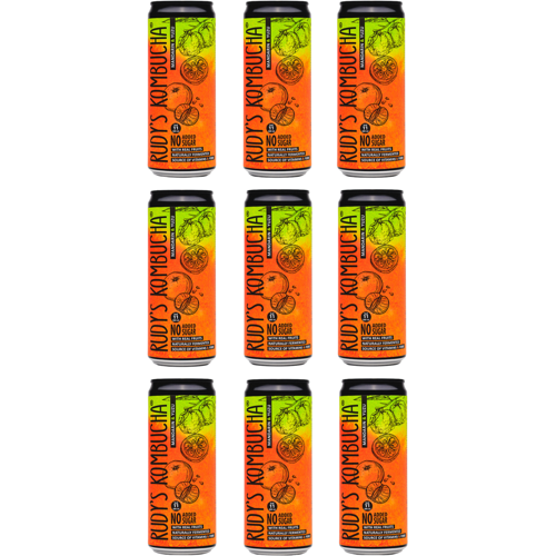 Rudys Brewing Co. 9x Rudy's Kombucha - Mandarin & Yuzu