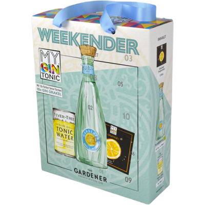 METMA MyGinTonic WEEKENDER Box The Gardener (1x The Gardener Gin + 10x Fever Tree Indian Tonic Water) METMA MyGinTonic WEEKENDER Box The Gardener (1x The Gardener Gin + 10x Fever Tree Indian Tonic Water)