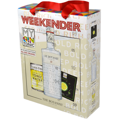 METMA MyGinTonic WEEKENDER Box Botanist (1x Botanist Gin + 10x Fever Tree Indian Tonic Water) METMA MyGinTonic WEEKENDER Box Botanist (1x Botanist Gin + 10x Fever Tree Indian Tonic Water)