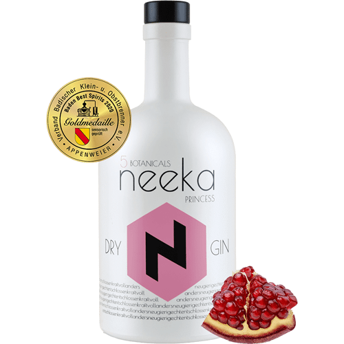 neeka PRINCESS - Granatapfel Premium Dry Gin
