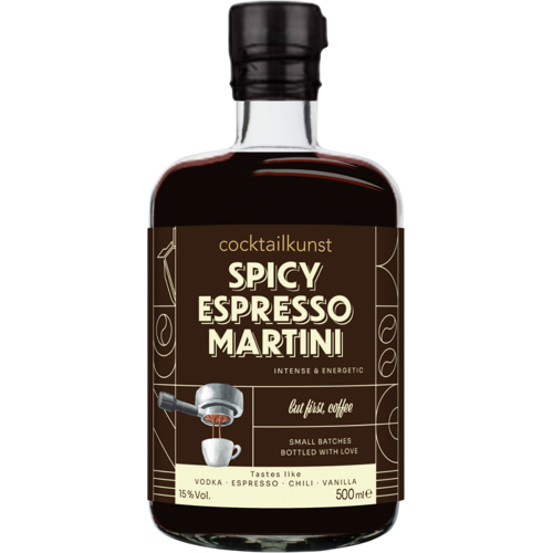 Cocktailkunst Spicy Espresso Martini - Bottled Cocktail