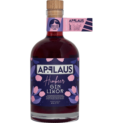 Applaus Gin Applaus Himbeer Gin Likör Applaus Gin Applaus Himbeer Gin Likör