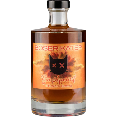 Böser Kater Pfirsich Eistee - Aperitif - 15,2% Vol. Böser Kater Pfirsich Eistee - Aperitif - 15,2% Vol.