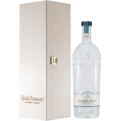 City of London Distillery City of London Square Mile London Dry Gin mit Geschenk-Holzkiste City of London Distillery City of London Square Mile London Dry Gin mit Geschenk-Holzkiste