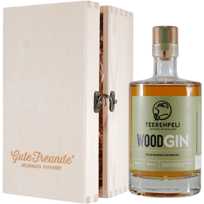 Teerenpeli Wood Gin mit Geschenk-Holzkiste Teerenpeli Wood Gin mit Geschenk-Holzkiste