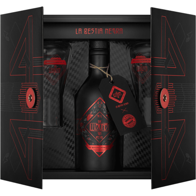 The Illusionist La Bestia Negra - Geschenkset (1x FC Bayern Gin + 2x Gläser + 1x Cocktailbroschüre) The Illusionist La Bestia Negra - Geschenkset (1x FC Bayern Gin + 2x Gläser + 1x Cocktailbroschüre)