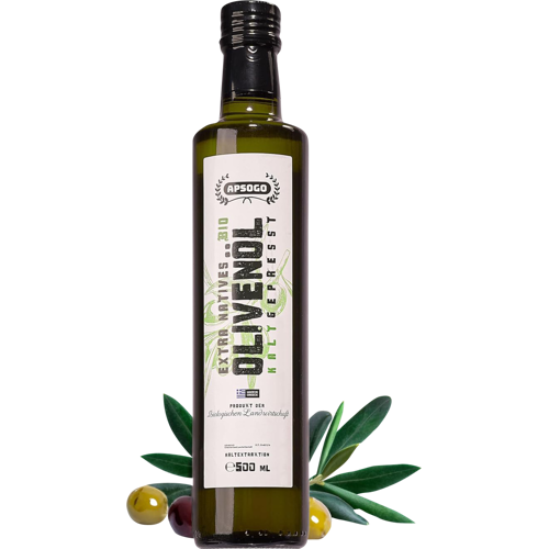 Apsogo Extra Natives Bio Olivenöl aus Griechenland
