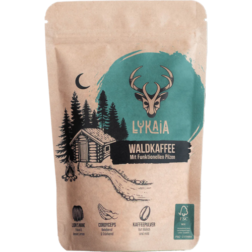 Lykaia Nutrition Waldkaffee - Kaffeepulver mit funktionellen Pilzen