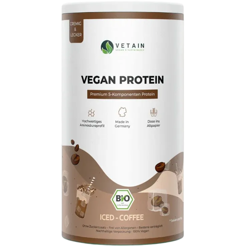 Vetain veganes Proteinpulver Iced Coffee
