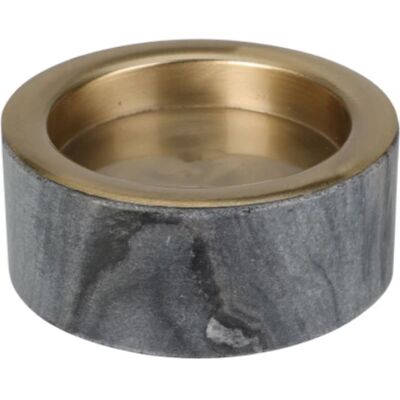 Excellent Houseware Marble Candle Holder Grey 10 x 4 cm Excellent Houseware Marble Candle Holder Grey 10 x 4 cm
