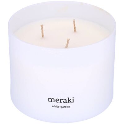 Meraki White Garden Duftkerze - Natürliche, Elegante, Umweltfreundliche Kerze Meraki White Garden Duftkerze - Natürliche, Elegante, Umweltfreundliche Kerze