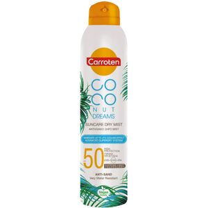 Carroten SPF 50 Coconut Dreams Sonnenschutz - Trockene Mist-Spray Carroten SPF 50 Coconut Dreams Sonnenschutz - Trockene Mist-Spray