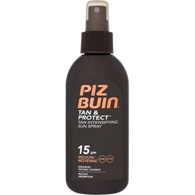 Piz Buin Tan & Protect, Tan Intensifying Sun Spray SPF 15 150 ml Piz Buin Tan & Protect, Tan Intensifying Sun Spray SPF 15 150 ml