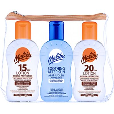 Malibu Travel Pack (F) 100 ml 3 stk. Malibu Travel Pack (F) 100 ml 3 stk.