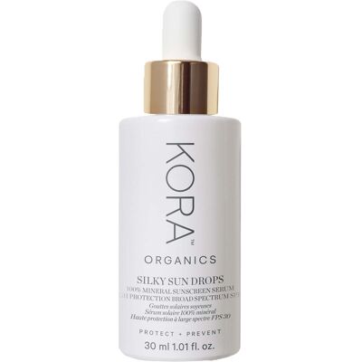Kora Organics - Silky Sun Drops SPF 30 Mineral Sonnenschutzserum - Gesichtsserum Kora Organics - Silky Sun Drops SPF 30 Mineral Sonnenschutzserum - Gesichtsserum
