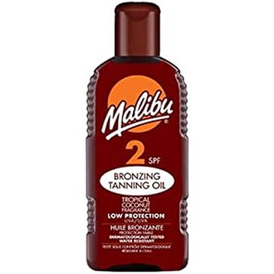 Malibu Bräunungsöl SPF 2 Tropische Kokosnuss (200ml) Malibu Bräunungsöl SPF 2 Tropische Kokosnuss (200ml)