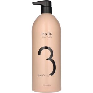 Epiic Hair Care Epiic Nr. 3 Repair’it Masque – Bio, Feuchtigkeit, 970ml - Haarmaske Epiic Hair Care Epiic Nr. 3 Repair’it Masque – Bio, Feuchtigkeit, 970ml - Haarmaske