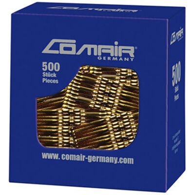 Comair Pretty Fashion Bølge Hårklemmer 6cm Guld 754512 500 stk. Comair Pretty Fashion Bølge Hårklemmer 6cm Guld 754512 500 stk.