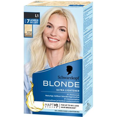 Schwarzkopf Blonde L1 Intensive Aufhellung - Haarfarbe, mit Ölen Schwarzkopf Blonde L1 Intensive Aufhellung - Haarfarbe, mit Ölen