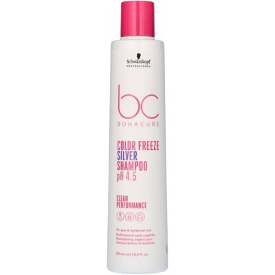 Schwarzkopf Professional Bonacure Color Freeze Silber Shampoo 250 ml - Shampoo für Silber/ Graues Haar Schwarzkopf Professional Bonacure Color Freeze Silber Shampoo 250 ml - Shampoo für Silber/ Graues Haar