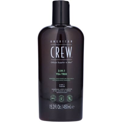 American Crew Teebaum 3-in-1 Shampoo - Shampoo, Conditioner & Body Wash American Crew Teebaum 3-in-1 Shampoo - Shampoo, Conditioner & Body Wash