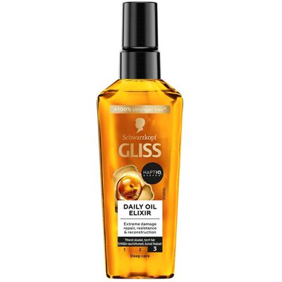 Schwarzkopf Gliss Tägliches Öl Elixier - Reparatur & Glanz - Haaröl Schwarzkopf Gliss Tägliches Öl Elixier - Reparatur & Glanz - Haaröl