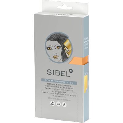 Sibel Gold Schaumstoff-Mèches-Papiere - Haarfärbeaccessoires Sibel Gold Schaumstoff-Mèches-Papiere - Haarfärbeaccessoires