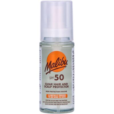 Malibu Marke SPF50 Klare Haar- & Kopfhaut Schutz 50ml - Sonnenschutz Malibu Marke SPF50 Klare Haar- & Kopfhaut Schutz 50ml - Sonnenschutz