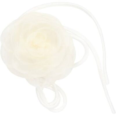 Pico Organza Rose String Ivory Pico Organza Rose String Ivory