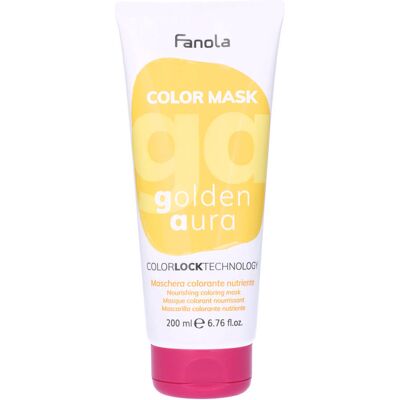 Fanola Golden Aura Haarmaske - Lebendig, Pflegend, 200ml Fanola Golden Aura Haarmaske - Lebendig, Pflegend, 200ml