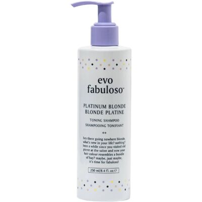 Evo Fabuloso Platinblond Toning Shampoo - 250ml Evo Fabuloso Platinblond Toning Shampoo - 250ml