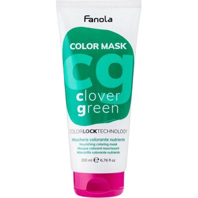 Fanola Clover Green Farbmaske 200ml - Semi-permanente Haarfarbe Fanola Clover Green Farbmaske 200ml - Semi-permanente Haarfarbe