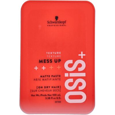 Schwarzkopf Osis+ Mess Up Mattierende Paste - Haarpaste Schwarzkopf Osis+ Mess Up Mattierende Paste - Haarpaste