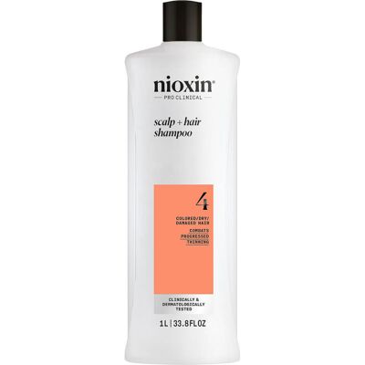 Nioxin System 4 - Shampoo - Farb- & Schadenshaar - 1L Nioxin System 4 - Shampoo - Farb- & Schadenshaar - 1L