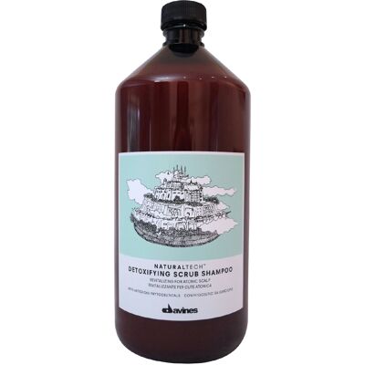 Davines Natural Tech Detoxifying Scrub Shampoo – Shampoo 1000 ml Davines Natural Tech Detoxifying Scrub Shampoo – Shampoo 1000 ml