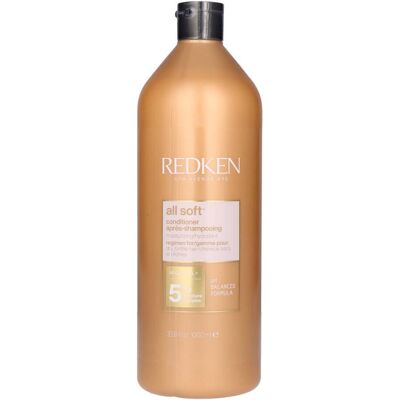 Redken All Soft Conditioner - Feuchtigkeitsspendende Haarpflege für Trockenes und Schädigtes 1000ml Redken All Soft Conditioner - Feuchtigkeitsspendende Haarpflege für Trockenes und Schädigtes 1000ml