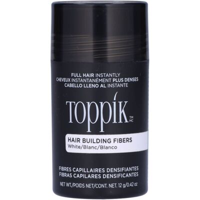 Toppik Haarfasern - Weiß - Haaraufbauelektroden bei dünnem Haar Toppik Haarfasern - Weiß - Haaraufbauelektroden bei dünnem Haar