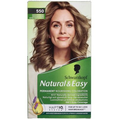Schwarzkopf Natural & Easy 550 Satin Dunkelblond - Haarfarbe Schwarzkopf Natural & Easy 550 Satin Dunkelblond - Haarfarbe