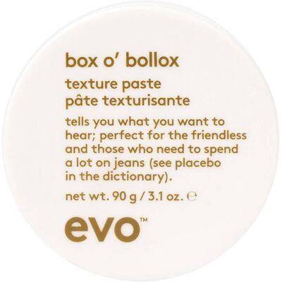 EVO Box O' Bollox Texture Paste - Haarstyling Paste - Lang anhaltender Halt - 90ml EVO Box O' Bollox Texture Paste - Haarstyling Paste - Lang anhaltender Halt - 90ml