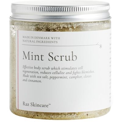 Raz Skincare Minzpeeling - Organisches Salzpeeling für den Körper Raz Skincare Minzpeeling - Organisches Salzpeeling für den Körper