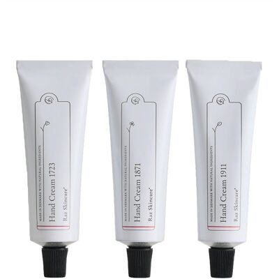 Raz Skincare Hand Cream Giftbox 25 ml 3 stk. Raz Skincare Hand Cream Giftbox 25 ml 3 stk.